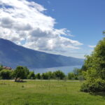 Wunderschönes Baugrundstück mit herrlichem Panorama auf den Gardasee und den Monte Baldo in Campi bei Vesio auf der Hochebene von Tremosine zu verkaufen